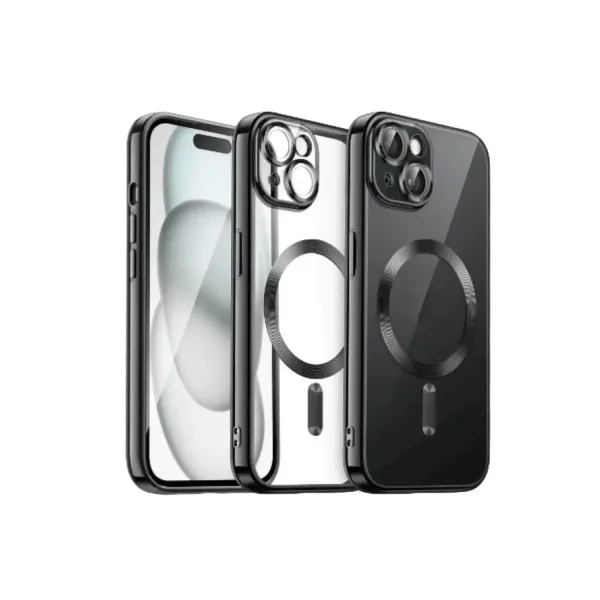 Apple İphone 13 Kılıf Kross Magneticsafe Kapak - Siyah