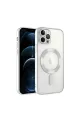 Apple İphone 13 Pro Kılıf Kross Magneticsafe Kapak - Gümüş