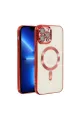 Apple İphone 13 Pro Kılıf Kross Magneticsafe Kapak - Kırmızı