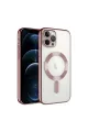 Apple İphone 13 Pro Kılıf Kross Magneticsafe Kapak - Rose