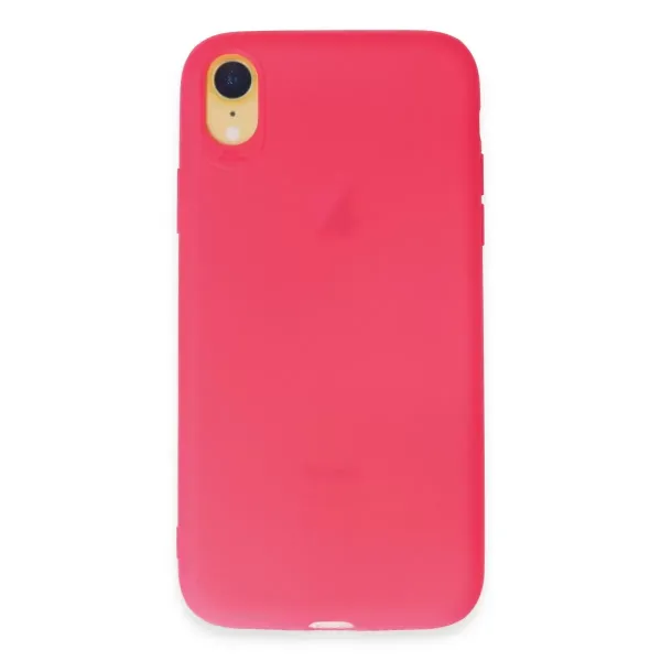 Apple İphone Xr Kılıf First Silikon - Pembe
