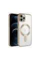 Apple İphone 13 Pro Kılıf Kross Magneticsafe Kapak - Gold
