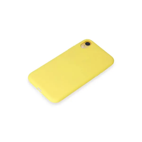 Apple İphone Xr Kılıf First Silikon - Sarı
