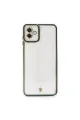 Samsung Galaxy A04 Kılıf Liva Lens Silikon - Yeşil