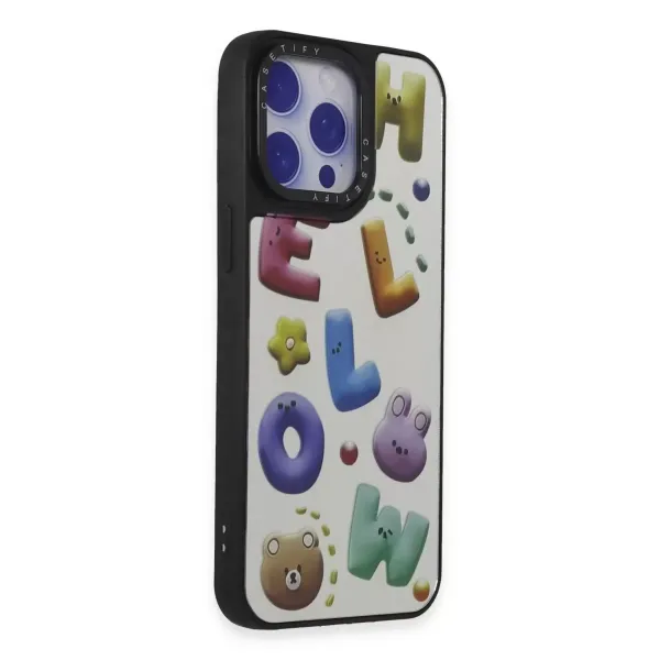 Apple İphone 15 Pro Kılıf Mirror Desenli Kapak - Mirror - 15