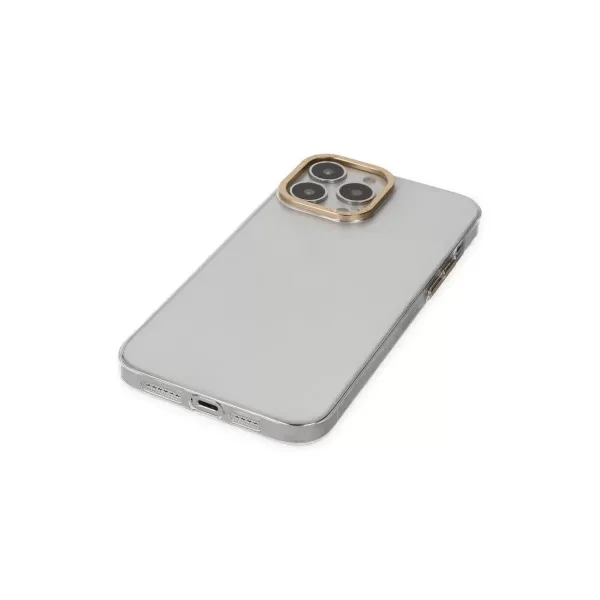 Apple İphone 13 Pro Kılıf Anka Pc Sert Metal Kapak - Şeffaf