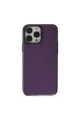 Apple İphone 13 Pro Max Kılıf Anka Pc Sert Metal Kapak - Mor