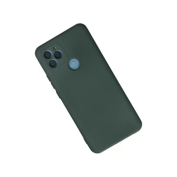General Mobile Gm 21 Kılıf Nano İçi Kadife Silikon - Koyu Yeşil