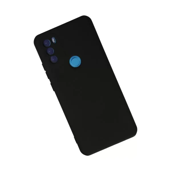 General Mobile Gm 21 Plus Kılıf Nano İçi Kadife Silikon - Siyah