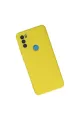 General Mobile Gm 21 Plus Kılıf Nano İçi Kadife Silikon - Sarı