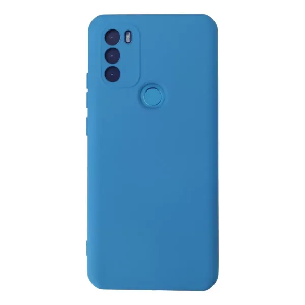 General Mobile Gm 21 Plus Kılıf Nano İçi Kadife Silikon - Mavi
