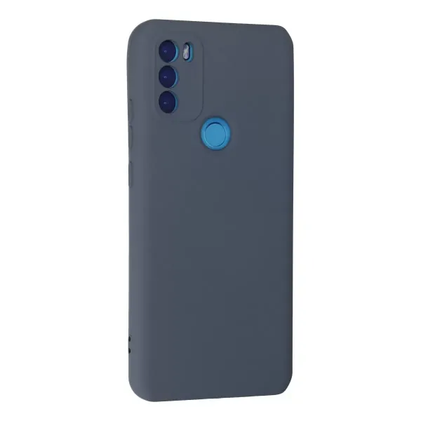 General Mobile Gm 21 Plus Kılıf Nano İçi Kadife Silikon - Gri