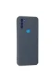 General Mobile Gm 21 Plus Kılıf Nano İçi Kadife Silikon - Gri
