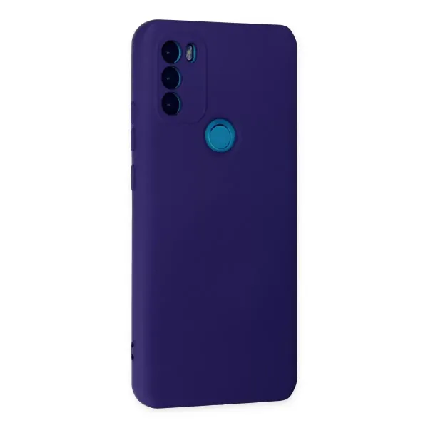 General Mobile Gm 21 Plus Kılıf Nano İçi Kadife Silikon - Mor