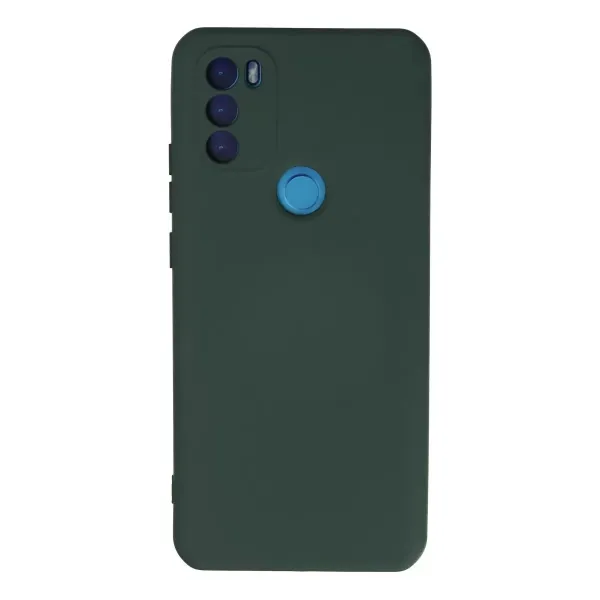 General Mobile Gm 21 Plus Kılıf Nano İçi Kadife Silikon - Koyu Yeşil