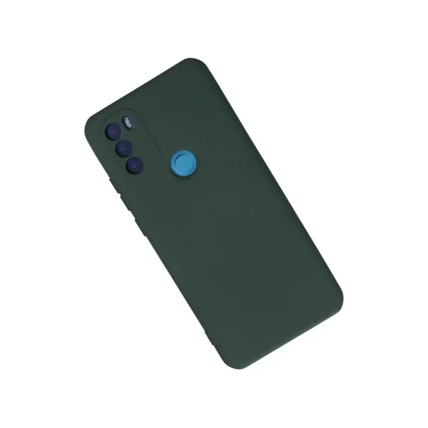General Mobile Gm 21 Plus Kılıf Nano İçi Kadife Silikon - Koyu Yeşil