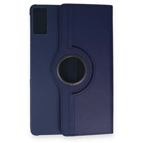 Lenovo Tab M8 Kılıf 360 Tablet Deri Kılıf - Lacivert