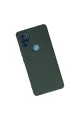 General Mobile Gm 21 Pro Kılıf Nano İçi Kadife Silikon - Koyu Yeşil