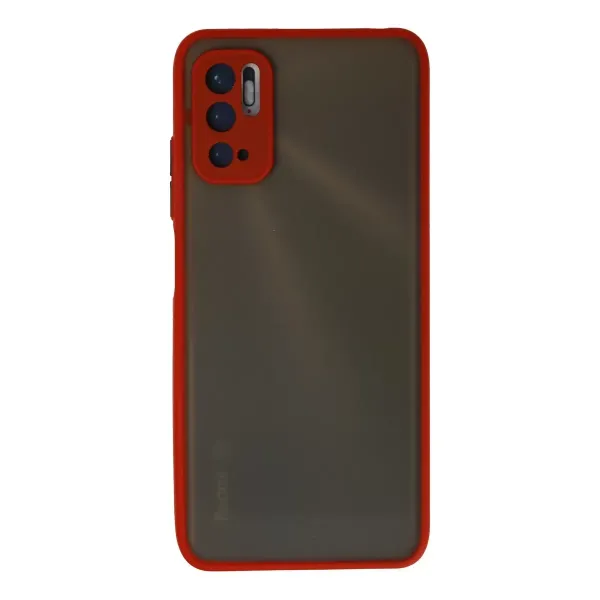 Xiaomi Redmi Note 10 5g Kılıf Montreal Silikon Kapak - Kırmızı