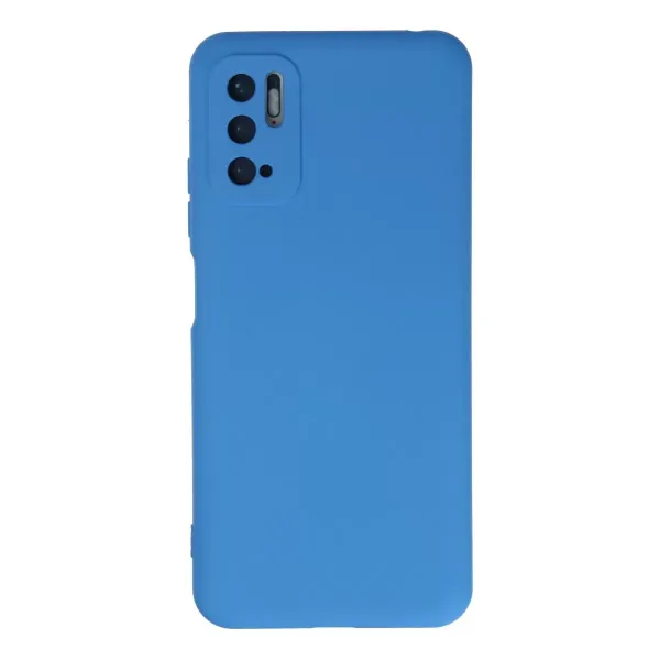 Xiaomi Redmi Note 10 5g Kılıf Nano İçi Kadife Silikon - Mavi