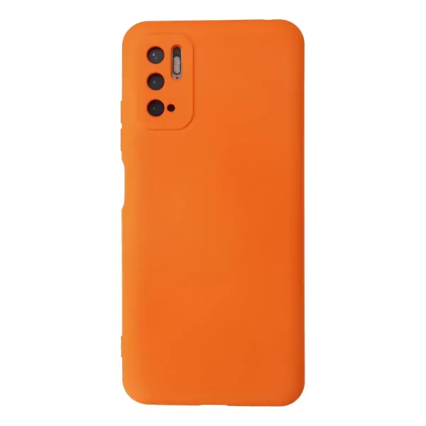 Xiaomi Redmi Note 10 5g Kılıf Nano İçi Kadife Silikon - Turuncu