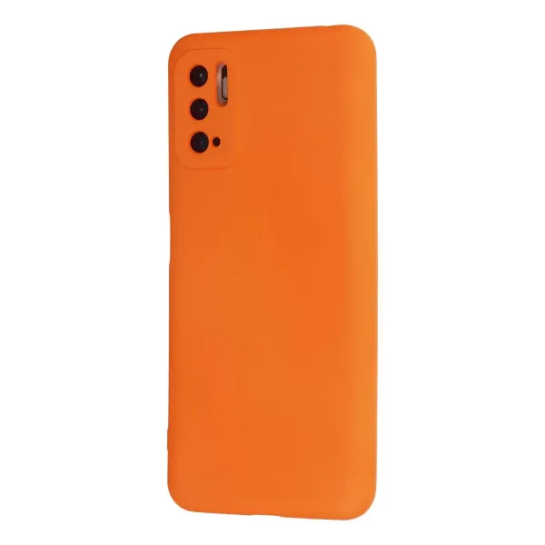Xiaomi Redmi Note 10 5g Kılıf Nano İçi Kadife Silikon - Turuncu