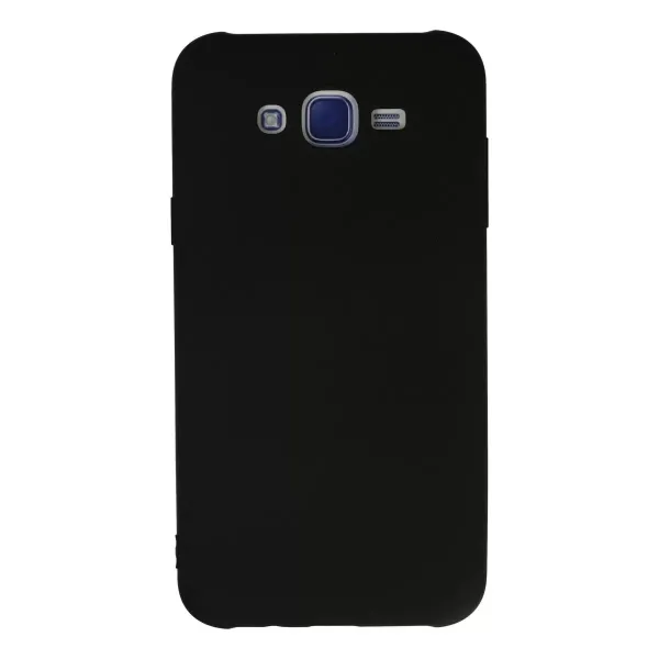 Samsung Galaxy J7 Kılıf Nano İçi Kadife Silikon - Siyah