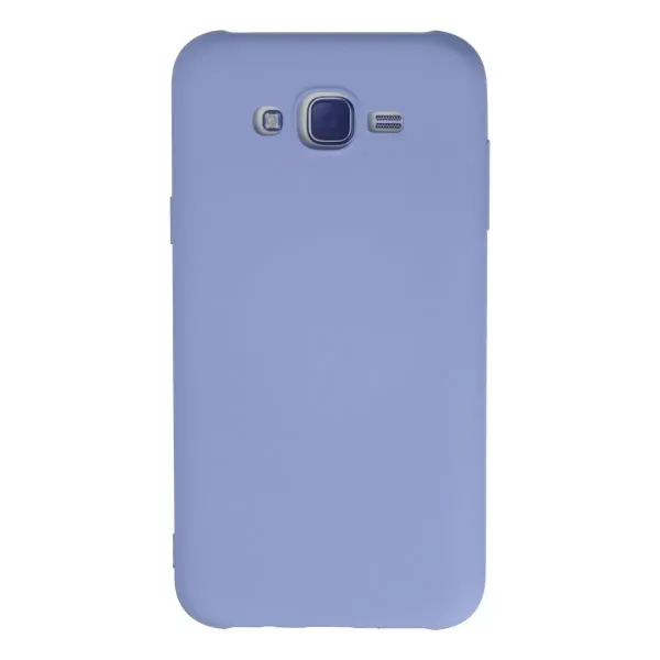 Samsung Galaxy J7 Kılıf Nano İçi Kadife Silikon - Lila