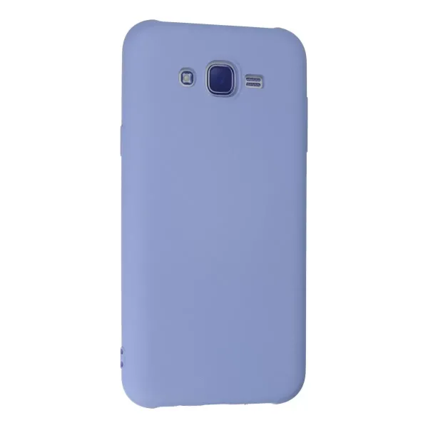 Samsung Galaxy J7 Kılıf Nano İçi Kadife Silikon - Lila