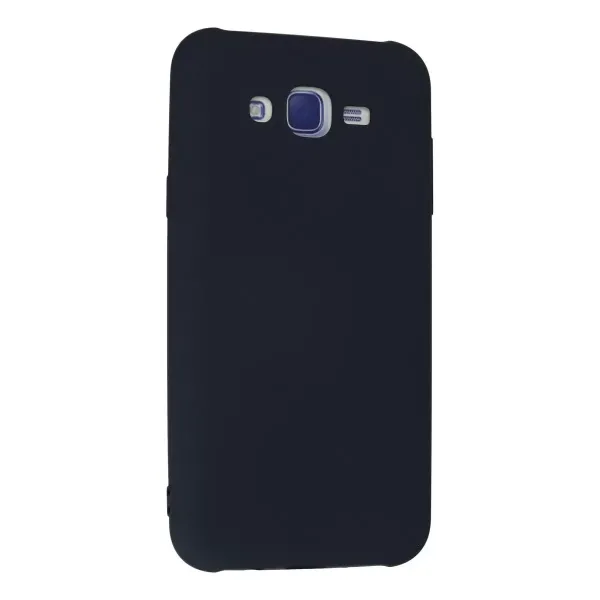 Samsung Galaxy J7 Kılıf Nano İçi Kadife Silikon - Lacivert