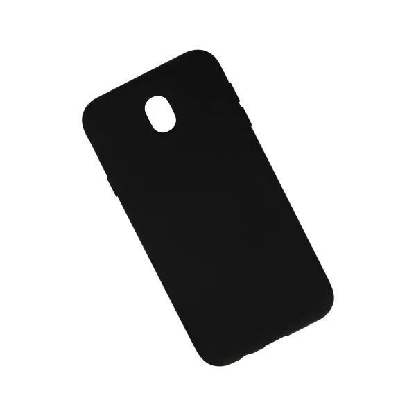 Samsung Galaxy J7 Pro / J730 Kılıf Nano İçi Kadife Silikon - Siyah