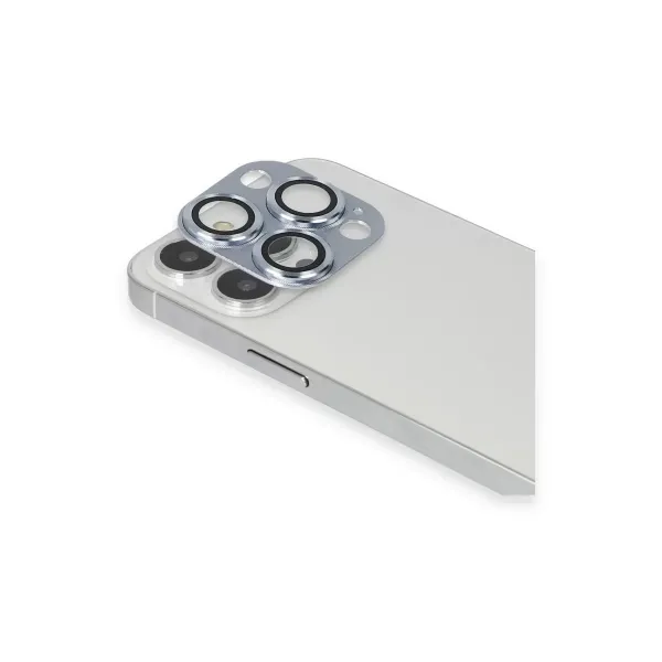 Apple İphone 13 Pro Max Pers Alüminyum Kamera Lens - Sierra Blue