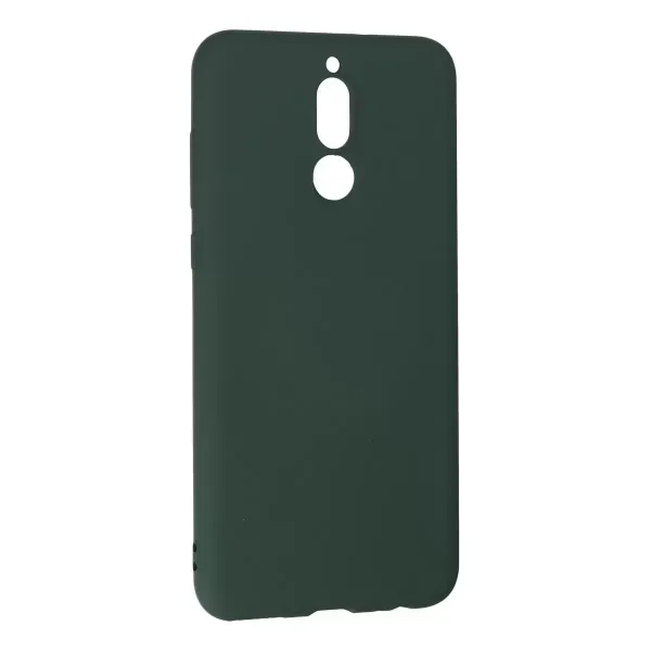 Huawei Mate 10 Lite Kılıf Nano İçi Kadife Silikon - Koyu Yeşil