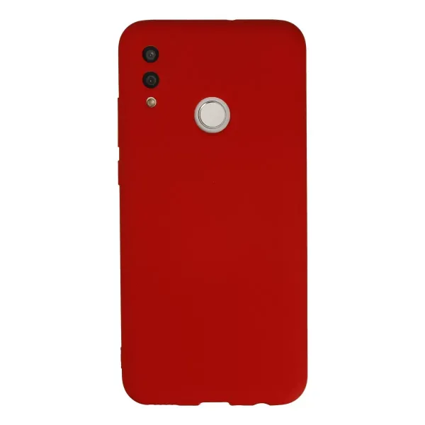 Huawei P Smart 2019 Kılıf Nano İçi Kadife Silikon - Kırmızı