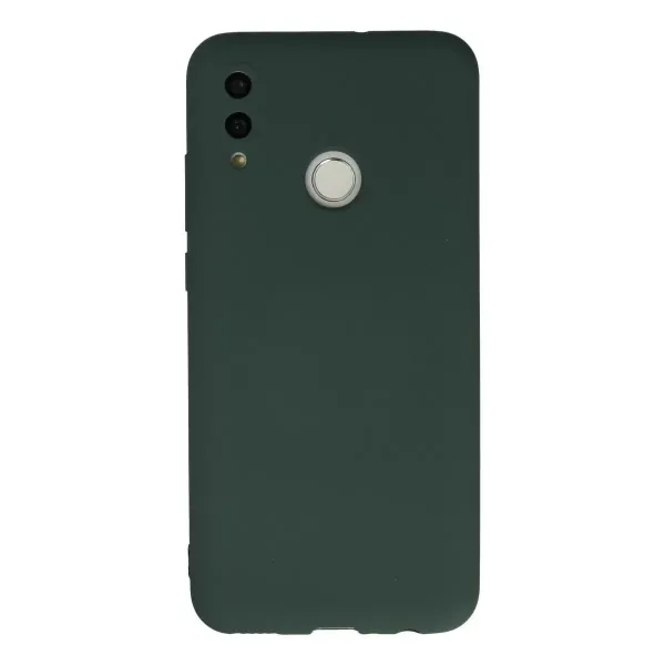 Huawei P Smart 2019 Kılıf Nano İçi Kadife Silikon - Koyu Yeşil