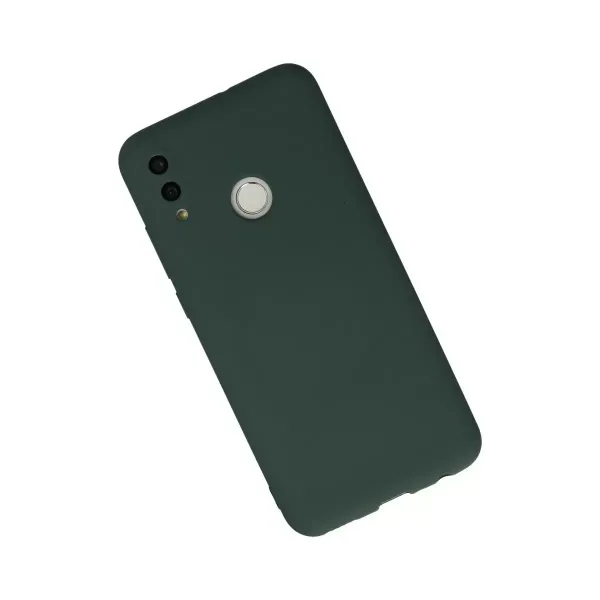Huawei P Smart 2019 Kılıf Nano İçi Kadife Silikon - Koyu Yeşil