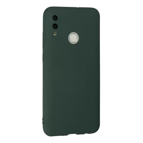 Huawei P Smart 2019 Kılıf Nano İçi Kadife Silikon - Koyu Yeşil
