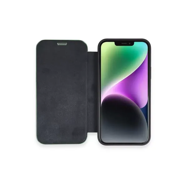 Apple İphone 12 Kılıf Dolpin Kapaklı - Lacivert