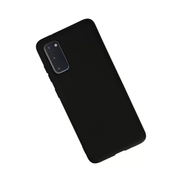 Samsung Galaxy S20 Kılıf Nano İçi Kadife Silikon - Siyah