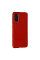 Samsung Galaxy S20 Kılıf Nano İçi Kadife Silikon - Kırmızı