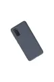 Samsung Galaxy S20 Kılıf Nano İçi Kadife Silikon - Gri