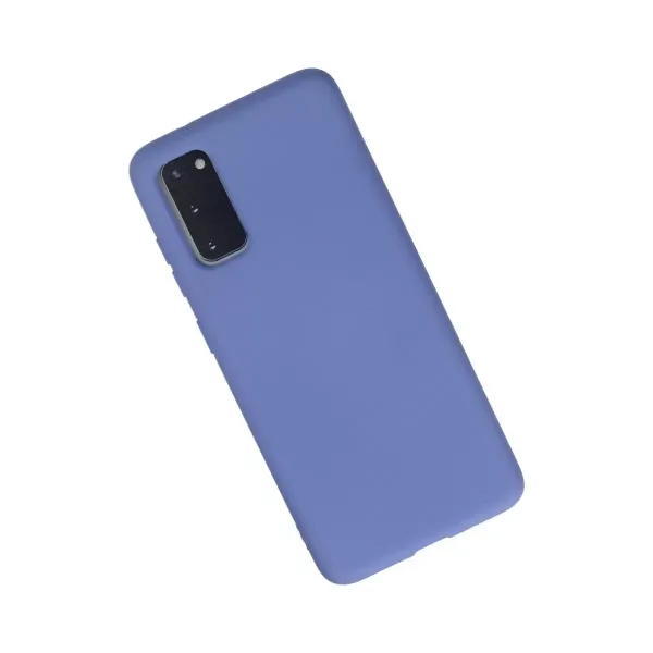 Samsung Galaxy S20 Kılıf Nano İçi Kadife Silikon - Lila