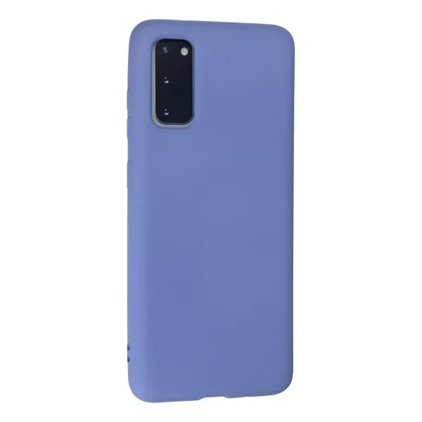 Samsung Galaxy S20 Kılıf Nano İçi Kadife Silikon - Lila