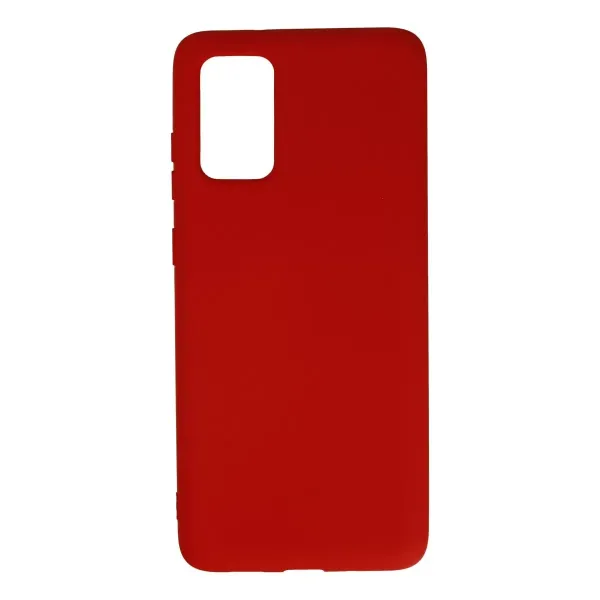 Samsung Galaxy S20 Plus Kılıf Nano İçi Kadife Silikon - Kırmızı