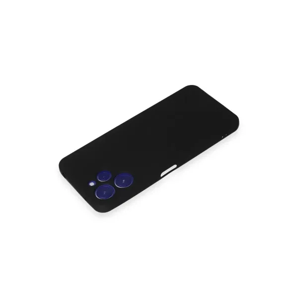 Xiaomi Redmi 12 Kılıf Nano İçi Kadife Silikon - Siyah