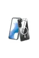 Samsung Galaxy S23 Kılıf Magneticsafe Şeffaf Silikon - Şeffaf