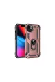 Apple İphone 13 Kılıf Sofya Yüzüklü Silikon Kapak - Rose