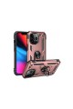 Apple İphone 13 Pro Kılıf Sofya Yüzüklü Silikon Kapak - Rose