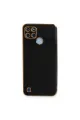 Realme C25y Kılıf Volet Silikon - Siyah