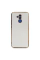 Huawei Mate 20 Lite Kılıf Volet Silikon - Beyaz